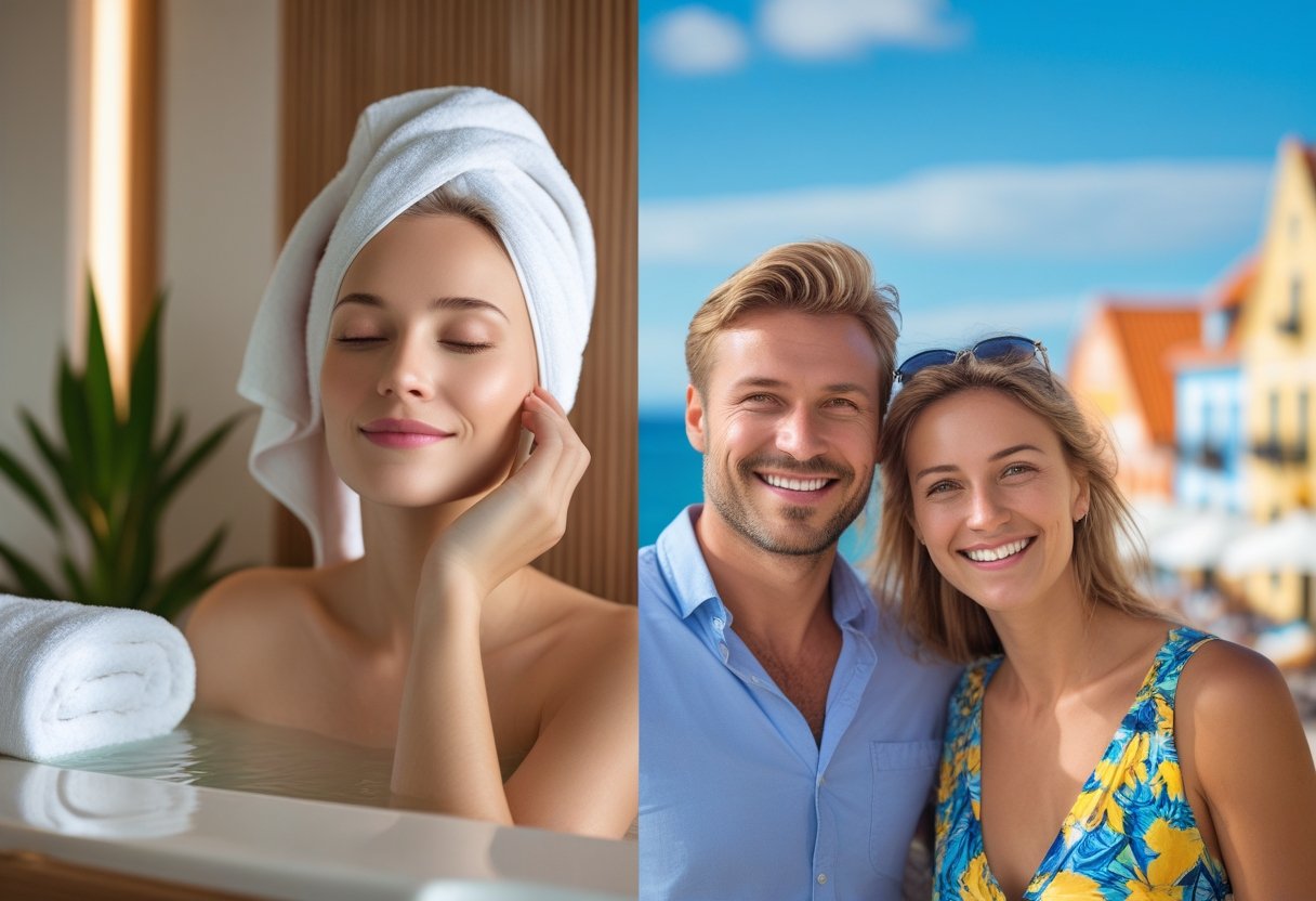 Afslapning og eventyr fra spaophold i Danmark til billige rejser til Spanien